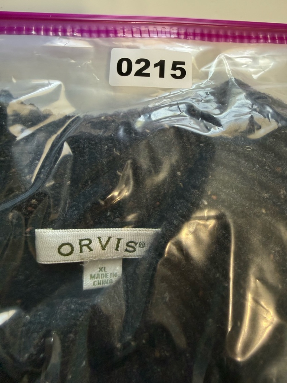 Orvis Men’s XL Wool Cashmere Full Zip Cable Knit Sweater Vest Donegal Gray - Picture 10 of 10